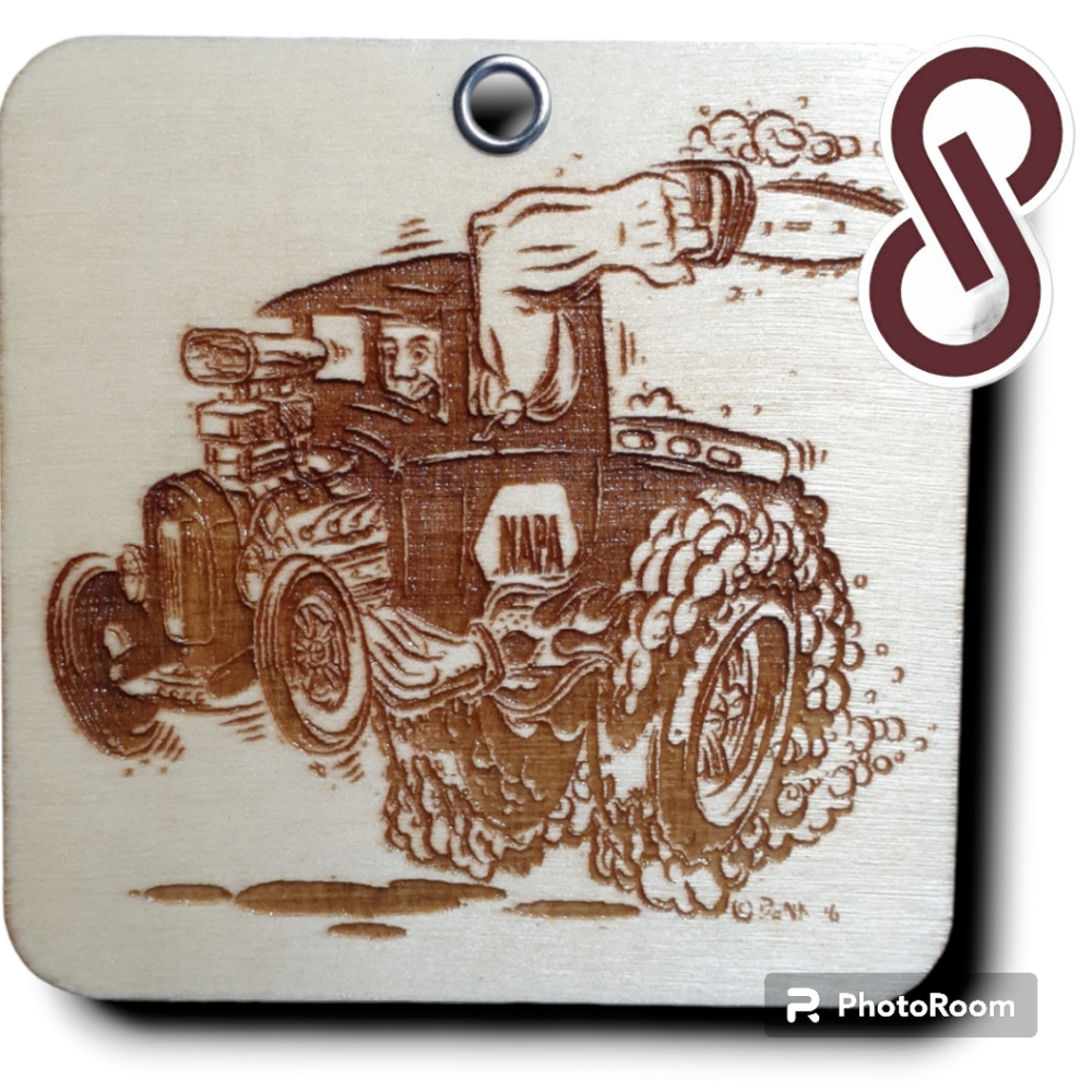 LASER ENGRAVED WOODEN SOUVENIR " NAPA " COD/W-12